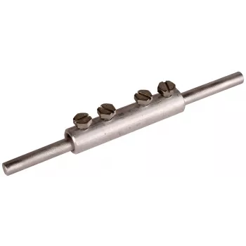 DEHN Aluminium Connection Sleeve for 8 mm Round Conductor 385213