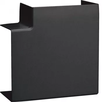Plochý úhelník s krytím řezu Hager LFF6011059011 grafitově černý pro kanál 60x110 mm