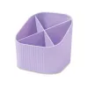 Držák na pera HAN X-LOOP pastelově fialová plast 4 přihrádky 11,1 x 11,1 x 10,5 cm (17238-887D)