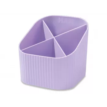 Držák na pera HAN X-LOOP pastelově fialová plast 4 přihrádky 11,1 x 11,1 x 10,5 cm (17238-887D)