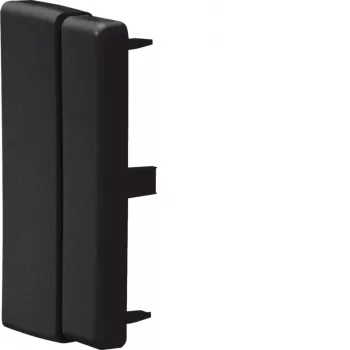 Nastavitelný koncový díl HAGER LFF6011069011 pro kabelový kanál 60x110 mm, grafitově černá