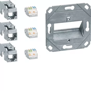 Připojovací modul RJ45 Hager Teha GMKSRJ45C6A3 Cat.6A stíněný