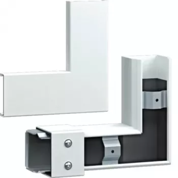 Plochý úhelník HAGER FWKP6006059016 FWK-Plus 60x60 mm bílý