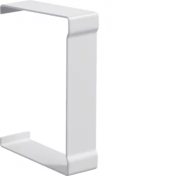 Řezný kryt Hager BR6510079016 pro kanál 68x100mm, horní díl 80mm, dopravní bílá RAL 9016