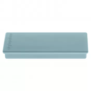 Obdélníkový magnet Magnetoplan modrý s plným feritovým jádrem, přidržná síla 1,3 kg 1665103