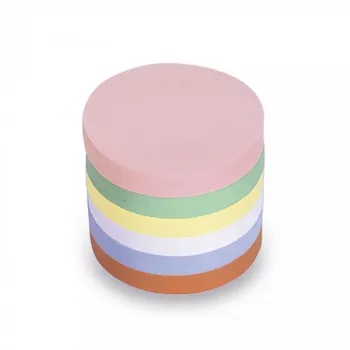 Kulaté komunikační karty MAGNETOPLAN HOLTZ, 100 mm, 20 ks, bílé 111151610