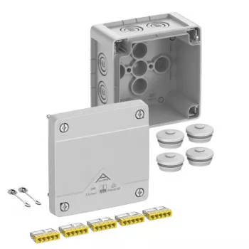 Rozvodná krabice Spelsberg Abox Pro 040-2,5² IP66, 5pólová, šedá 40243001