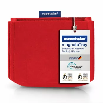 Držák na fixy magnetoplan magnetoTray big 1227706 červený (1227706)
