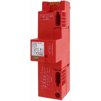 Kombinovaná přepěťová ochrana DEHN DSH ZP B2 LSG TT 255 typ 1+2 4pólová 255V 909731