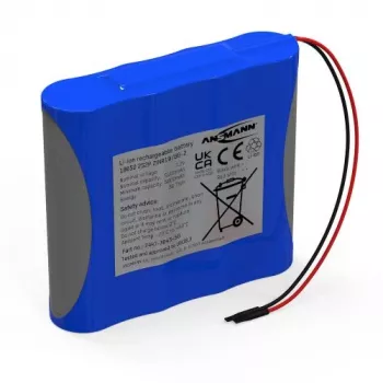 Lithiový akumulátorový pack Ansmann 2S2P 7,2 V 5100 mAh 4x 18650 s kabelem a BMS