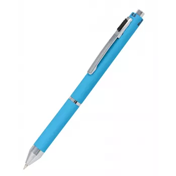 Kuličkové pero 4barevné ONLINE SCHREIBGERÄTE Multipen modré (červená, modrá, černá, šedá náplň), 1 ks 32072/3D