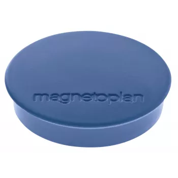Kulatý magnet MAGNETOPLAN HOLTZ Discofix Standard, tmavě modrý, plný ferit, přidržná síla 0,7 kg, 10 ks (1664214)