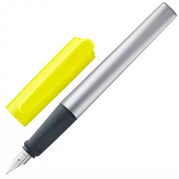 Plnicí pero LAMY nexx neonově žluté/stříbrné A (pro začátečníky)