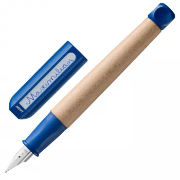 Plnicí pero LAMY abc modré pro děti, hrot pro leváky, ergonomická rukojeť, tělo z javorového dřeva 1216661