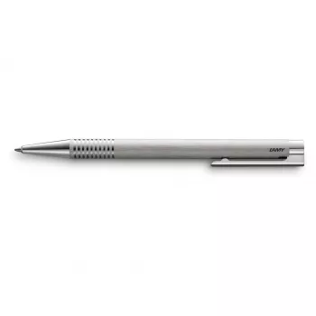Kuličkové pero LAMY Logo M 206 broušená nerezová ocel modrá 1205335