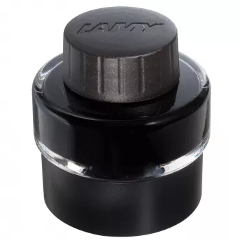 Láhev inkoustu pro plnicí pero LAMY T51, černá, 30 ml s integrovanou nádržkou na inkoust a stojánkem 1208925