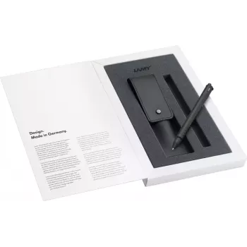 LAMY swift roller, dárková sada, matná černá, s koženým pouzdrem 1238758