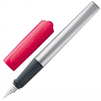 Plnicí pero LAMY nexx Crimson/Silver hrot A pro začátečníky 1238592