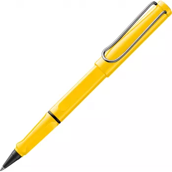 Roller LAMY safari žlutý vysoký lesk s ergonomickým úchopem a kovovou sponou 1240180