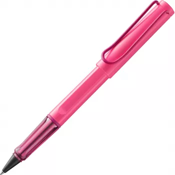 Kuličkové pero LAMY safari neonově růžové s modrou náplní 1241907