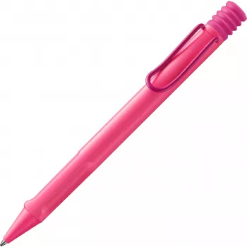 Kuličkové pero LAMY Safari neonově růžové s modrou náplní 1241908