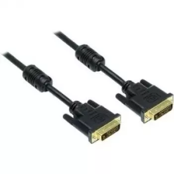 Kabel DVI-D Dual Link Good Connections 24+1 samec na samce pozlacené kontakty feritové jádro černý 1,8 m (4310-DG2)