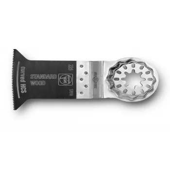 Pilový list FEIN E-Cut Standard zahnutý pro dřevo, sádrokarton a plast, 50 mm, Starlock, 1 ks 63502226210