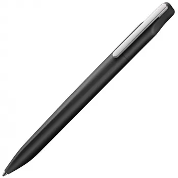 Kuličkové pero LAMY xevo – černé tělo, modrý inkoust, střední tloušťka stopy, mechanické vytáčení, ergonomická úchopová zóna 1233836