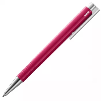 Kuličkové pero LAMY logo M+ – růžové tělo, černý inkoust 1236425