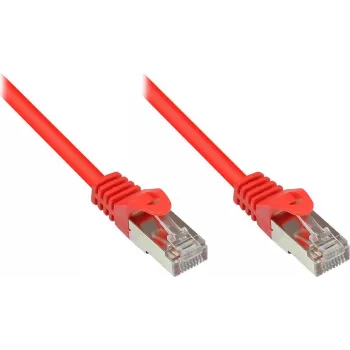 Patch kabel GoodConnections Cat. 5e SF/UTP, červený, 1 m 855R-010
