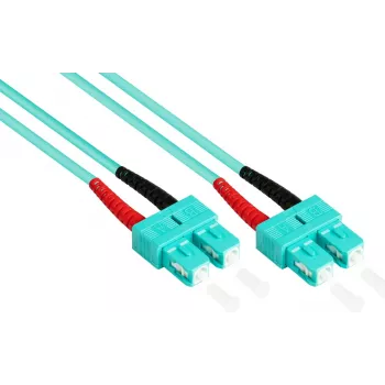 Vláknový patch kabel GoodConnections LW-810SC3 OM3 duplex multimode, SC/SC, 50/125, 10 m
