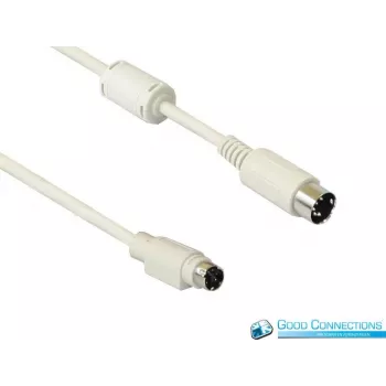 Adaptérový kabel pro klávesnici Good Connections 4251-STS Mini-DIN 6 samec na DIN 5 samec