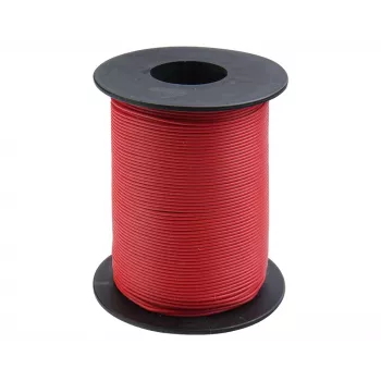 Propojovací vodič Donau Elektronik 105-0-100 1 x 0,20 mm² červený 100 m
