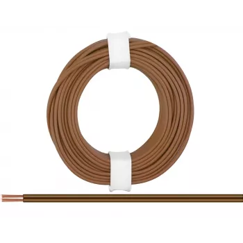 Lanko Donau Elektronik 218-88 2 x 0,14 mm² hnědé 5 m