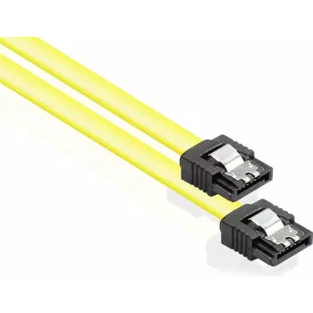 Kabel SATA 6 Gb/s GoodConnections s kovovou sponou 0,50 m žlutý 5047-A05Y