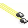 Kabel SATA 6 Gb/s GoodConnections s kovovou sponou 0,70 m žlutý 5047-A07Y
