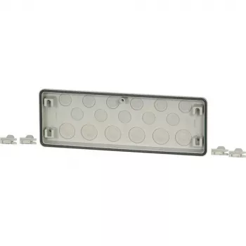 Příruba rozváděče Eaton FL4-3, šedý polykarbonát, 329 x 23 x 116 mm 017236