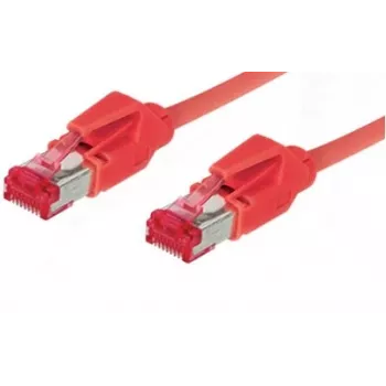 Bezhalogenový patch kabel GoodConnections Cat. 6 S/FTP PiMF, Hirose RJ45, červený, 3 m 8066-103R