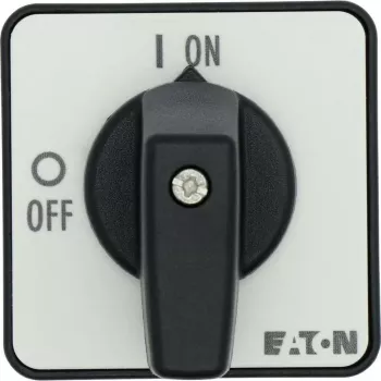 Vačkový spínač Eaton T0-2-1/E 20A 2pólový 90° šedo-černý 024639