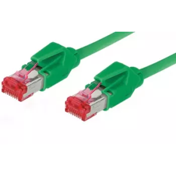 Síťový kabel Good Connections Cat.6 S/FTP PiMF bez halogenů, Hirose RJ45, zelený, 7 m 8066-107G