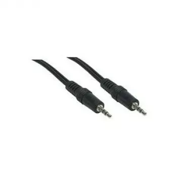 Stereo audio kabel GoodConnections 3,5mm samec na samec, 1,5m, pozlacený, černý (1970-EX)