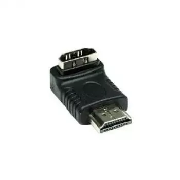 HDMI adaptér Good Connections 19pinový samec na samice, zahnutý dolů, černý (HDMI-FMWU)