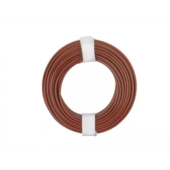 Vodič s lankem LiY Donau Elektronik 175-018 1 x 0,75 mm² hnědý