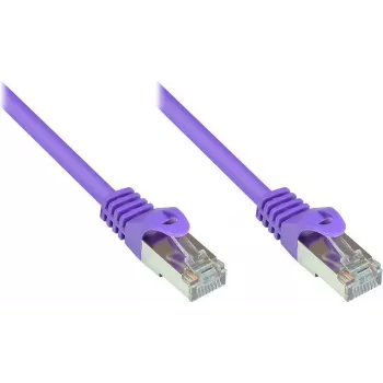 Síťový kabel GoodConnections Alcasa 0,3m Cat5e SF/UTP RJ45, fialový 855V-003