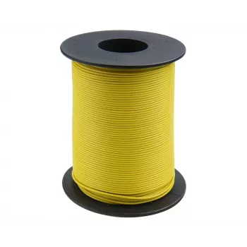 Propojovací vodič Donau Elektronik 105-3-100 1 x 0,20 mm² žlutý 100 m