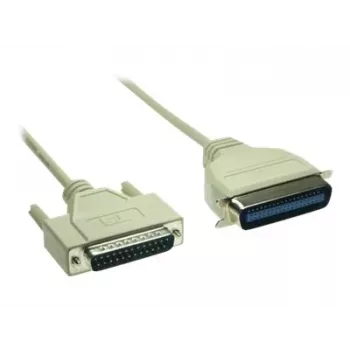 Paralelní tiskárenský kabel GoodConnections Premium, DB25 samec na Centronics 36 samec, 0,6 m, šedý, dvojité stínění 4090-06