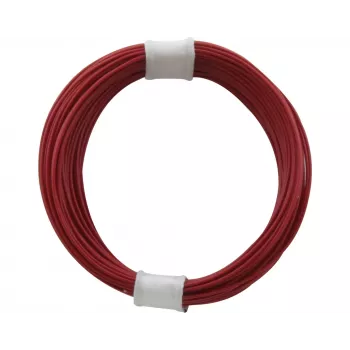 Vodič s lankem Donau Elektronik 110-0 1 x 0,04 mm² červený 10 m