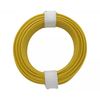 Vodič s lankem Donau Elektronik 118-3 1 x 0,14 mm² žlutý 10 m