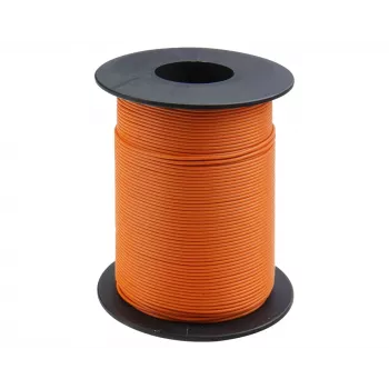Vodič Donau Elektronik 119-17, 1 x 0,14 mm², oranžový, 100 m