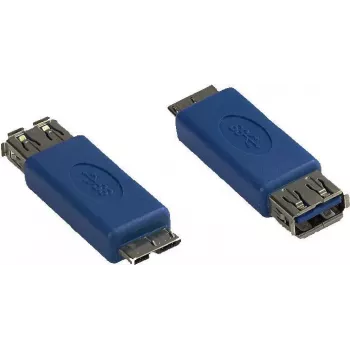 Adaptérový kabel GoodConnections Alcasa USB-AD36 USB Micro-B na USB-A, modrý